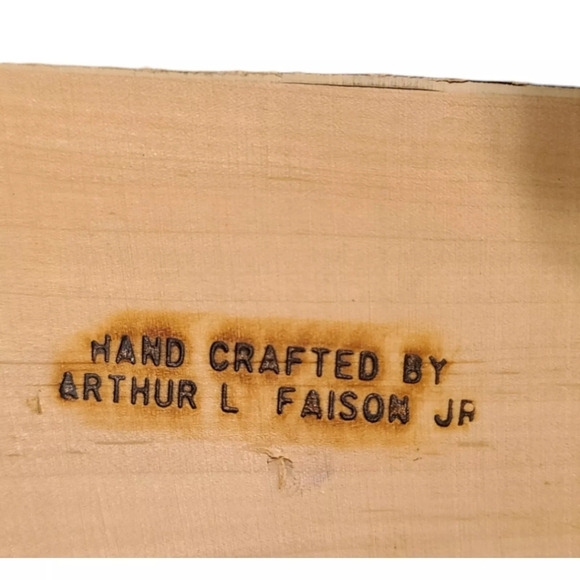 Boot Trinket Box Handcrafted Arthur Faison Jr Texas Cowboy Love Story Hinged - Picture 5 of 9